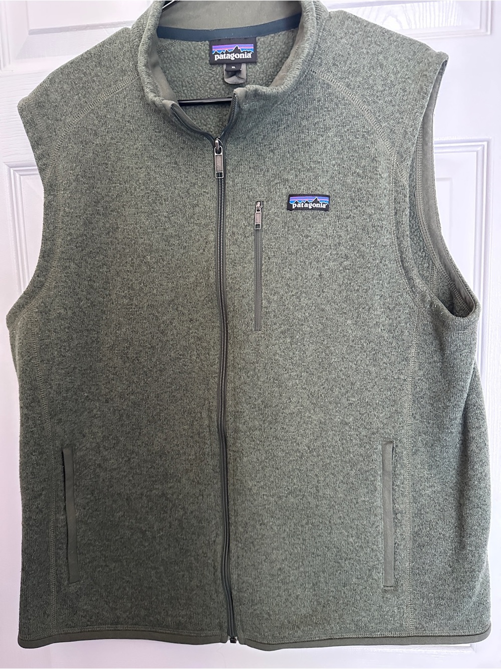 Patagonia Olive Green Fleece Vest